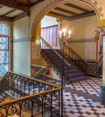 Historic interior of an old building