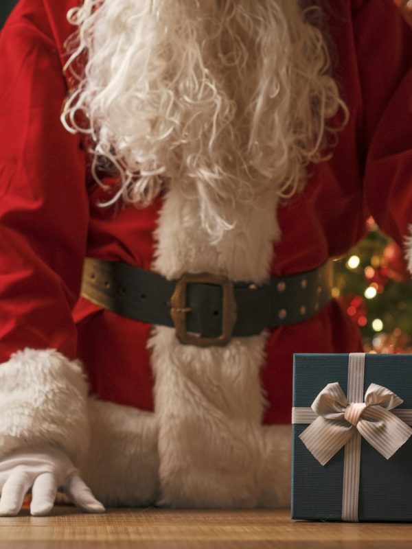 Santa Claus and Christmas gifts